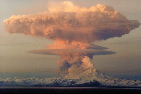 nuclear bombs in space - DriverLayer Search Engine Pyroclastic Flow, Mushroom Cloud, Kenai Peninsula, Natural Phenomena, Natural Disasters, Volcano, Geology, Mother Nature, Costa Rica