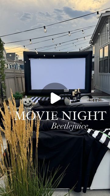 Bettle Juice Movie Night, Beetle Juice Movie Night Food, Beetlejuice Movie Night Food, Beetlejuice Theme Movie Night, Beetlejuice Birthday Party, Halloweentown Dinner And Movie, Beetlejuice Birthday, Backyard Halloween Party, Beetlejuice Party