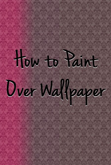 Paint On Wallpaper, How To Paint Wallpapered Walls, Painting Over Wallpaper How To, How To Cover Walls Without Paint, Paint Over Wallpaper Before And After, Can You Paint Over Wallpaper, How To Paint Over Wallpaper, Painting On Wallpaper, Grinch Wreath Diy