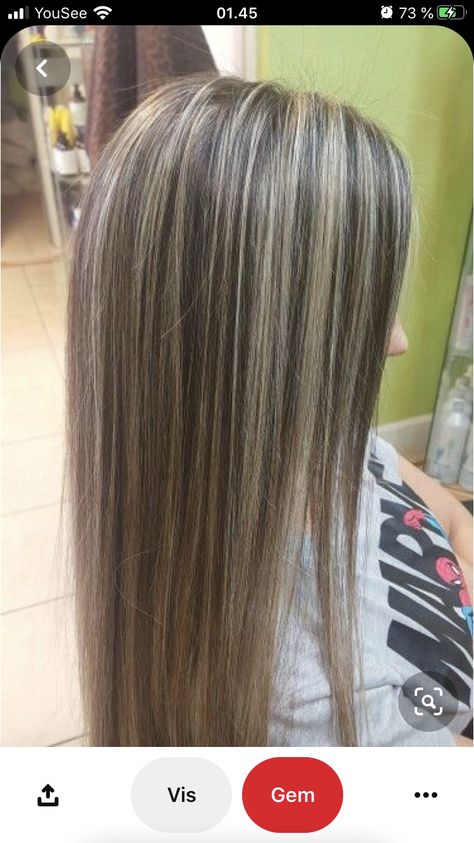 Chunky Highlights Balayage, Blonde Hair W Brown Highlights, Full Head Foils On Dark Hair, Brunette With Highlights And Lowlights, Brown And Blonde Balayage, Birthday Haircut, Highlight Hair Dye, Emo Hair Color, Ash Blonde Hair Balayage