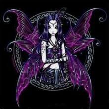 Gothic Fairies, Glitter Goth, Jasmine Art, Absinthe Fairy, Myka Jelina, Artist Pictures, 2000s Goth, Purple Goth, Purple Fairy