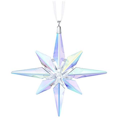 Swarovski Northern Lights Star Ornament, Crystal Aurora Borealis Swarovski Christmas Ornaments, Swarovski Ornaments, Swarovski Christmas, 3d Star, Pola Kristik, Magical Jewelry, Crystal Ornament, Crystal Figurines, Crystal Stars