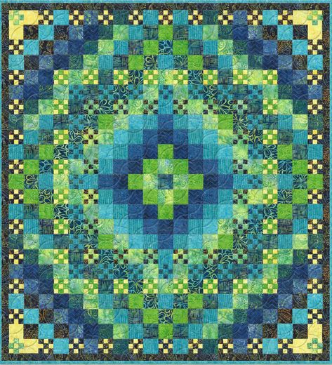 Trip Around The World Quilt, Around The World Quilt, Mccalls Quilting, Granny Square Quilt, Vintage Quilts Patterns, Log Cabin Quilt Pattern, 9 Patch Quilt, Quilt In A Day, Scrappy Quilt Patterns