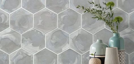 Decorative Floor Tile, Kitchen Decor Tiles, Decorative Tile Backsplash, Tile Accent Wall, Arabesque Tile, Hexagon Tile, Decorative Wall Tiles, Tiles Kitchen, Glass Backsplash