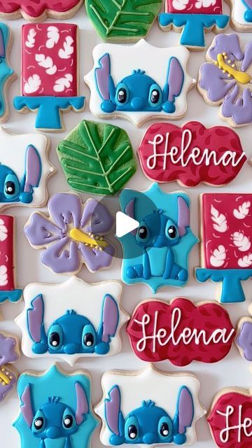 Sugar Llama Cookies on Instagram: "Ooookaaaayyyy this Stitch set has me swooning 😍💙  #stitch #liloandstitch #stitchbirthday #stitchbirthdayparty #stitchcookies #stitchdecoratedcookies #birthdaycookies" Stitch Birthday Cookies, Stitch Cookies Decorated, Stitch Sugar Cookies, Lilo And Stitch Cookies, Stitch Cookies, Llama Cookies, Stitch Bday, Sugar Mama, Stitch Birthday