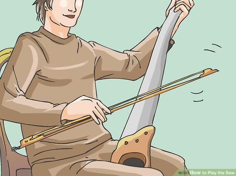 Image titled Play the Saw Step 7 The Saw, Make Music, Days Gone, Musical Instruments, To Play, Musical, Zelda Characters, Film, High Quality