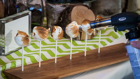 Event Desserts Go DIY, Top Caterers Say Dessert Action Station, Mini Baked Alaska, Ice Cream Float Bar, Wedding Reception Appetizers, Event Desserts, Reception Appetizers, Float Bar, Desserts Mini, Creative Catering