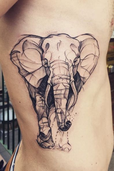 Petit Tattoo, Elephant Tattoo Design, Inspiration Tattoos, Elephant Tattoo, Elephant Tattoos, Tattoo Life, Trendy Tattoos, An Elephant, Line Tattoos