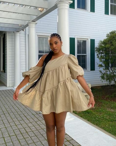 Diamond A. Rollins on Instagram: "Puffy sleeves are my healthy obsession 😌✨" Cute Maternity Dresses, Knot Crop Top, Brown Girl, Fashion Hacks Clothes, Puffy Sleeves, Dressy Outfits, Outfit Inspo Fall, Looks Style, African Dress