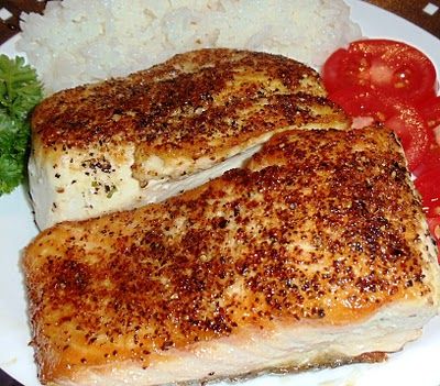 Pan Seared Wild Alaska King Salmon (one white and one red fillet cooked to perfection) Recipe... White King Salmon Recipe, Alaska Recipes, Salmon Fillet Recipes, Alaska Salmon, Remoulade Sauce, King Salmon, Pan Seared Salmon, White King, Cooking Salmon