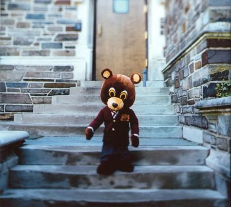 . Kanye Bear, Kanye West Bear, Kanye West Wallpaper, Late Registration, Rapper Wallpaper Iphone, Bear Mascot, Gay Fish, Arte Hip Hop, West Art