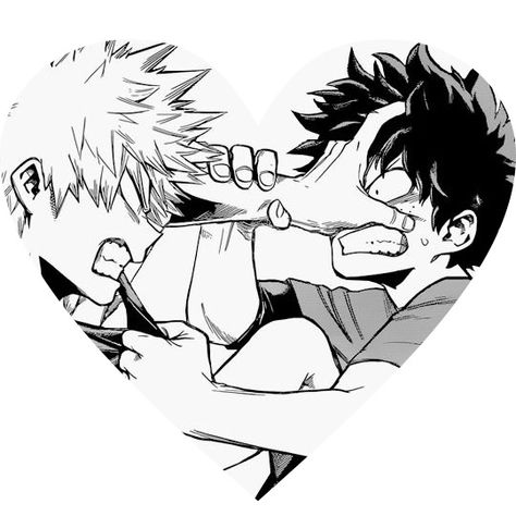 Bakugo And Deku, Anime, Black