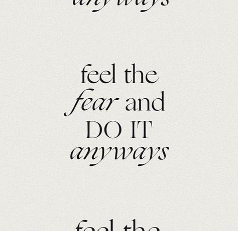 Words to live by ✨What’s stopping you from pursing your dreams? It is always scary starting your own business, heck I am still afraid… Fear Tattoo, Motto Quotes, Life Motto, Vision Board Manifestation, The Fear, Quote Aesthetic, Daily Reminder, Be Yourself Quotes, Just Do It