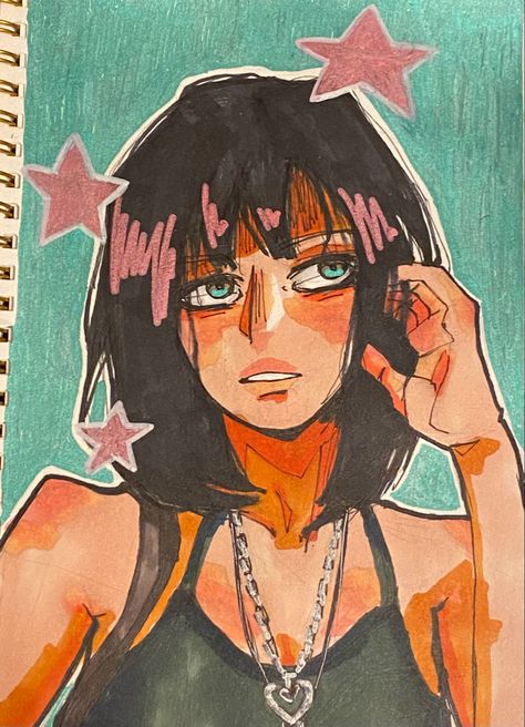 Firefly Art, Markers Drawing Ideas, Trash Art, Girl Portrait, Draw Art, Arte Sketchbook, Marker Art, Sketchbook Art Inspiration, Art Journal Inspiration