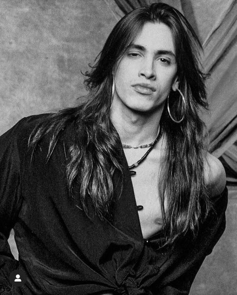 Metalhead Guy, Man With Long Hair, Billy Wirth, Nuno Bettencourt, Character Inspiration Male, Hair Reference, Long Hair Styles Men, Attractive People, Pretty Men