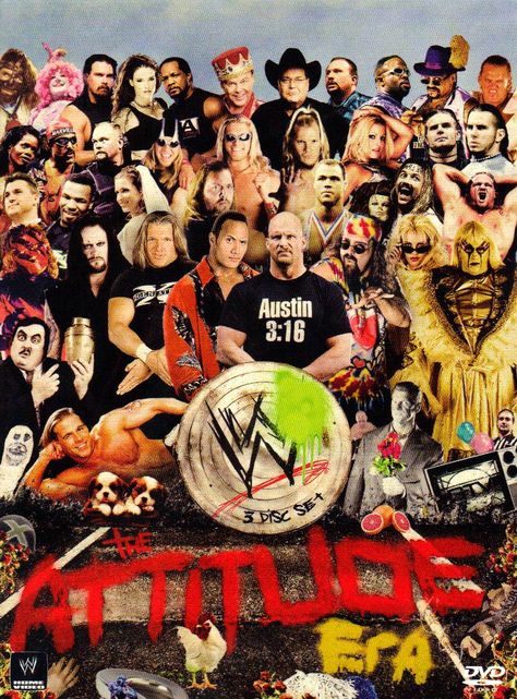 Wwe Attitude Era, Wwf Attitude Era, Mick Foley, Wrestling Posters, Eddie Guerrero, Watch Wrestling, Wwe Legends, Shawn Michaels, Stone Cold Steve