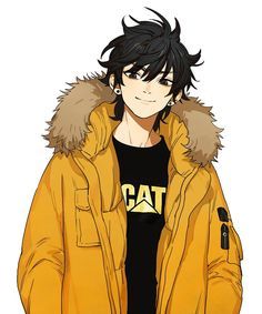 Untitled An Anime, A Cat, Anime Character, Black Hair, Yellow, Hair, Anime, Instagram, Black