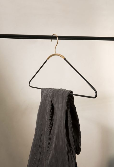 MenuAW16_AVA-Coat-Hanger Jwda Lamp, Copenhagen Furniture, Scandinavian Furniture Design, Hanger Rack, Burke Decor, Black And Brass, Coat Hanger, Menu Furniture, Nordic Design