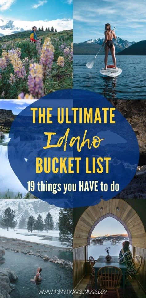 The Ultimate Idaho Bucket List - Be My Travel Muse Idaho Itinerary, Explore Idaho, Idaho Vacation, Idaho Adventure, Visit Idaho, Idaho Travel, Craters Of The Moon, Scenic Byway, To Infinity And Beyond