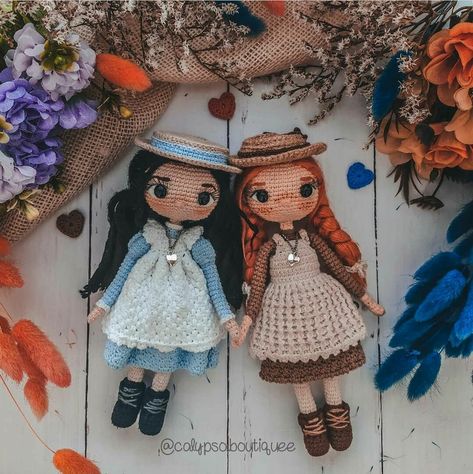 Amigurumi Crochet Doll, Be Faithful, Gilbert And Anne, Knitting Toys, Crochet Fairy, Easy Crochet Animals, The Sun And Moon, Anne With An E, Fun Crochet Projects