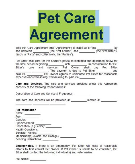 Pet Sitting Contract, Dog Sitting Business, Pet Services Business, Dog Daycare Business, Dog Restaurant, Parenting Rules, Pet Care Business, Pet Sitting Business, Service Agreement