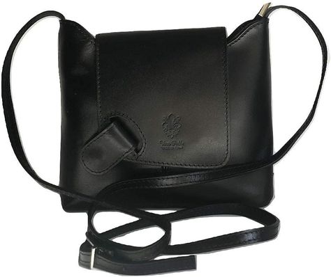 LaGaksta Isabella Italian Leather Crossbody Bag Black: Handbags: Amazon.com Purses For Women, Crossbody Bag Black, Unique Purses, Black Leather Crossbody Bag, Wardrobe Ideas, Dooney & Bourke, Leather Keychain, Black Cross Body Bag, Beautiful Bags