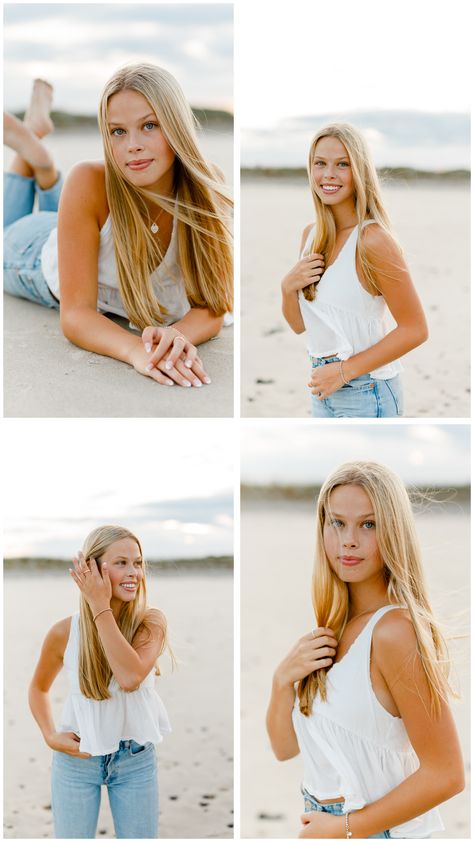 Elise's gorgeous Massachusetts Beach senior pictures. Images by Christina Runnals Photography | Massachusetts Senior Photographer. Looking for more beach senior pictures? Check out my IG @christinarunnalsphotography or visit my website at www.christinarunnalsphotography.com Senior Picture Ideas Boardwalk, Rocky Beach Senior Pictures, Beach Senior Session, Senior Picture Outfit Ideas Beach, Pier Senior Pictures, Senior Beach Poses, Sand Dunes Senior Pictures, Senior Photos At Beach, Senior Photo Poses Beach