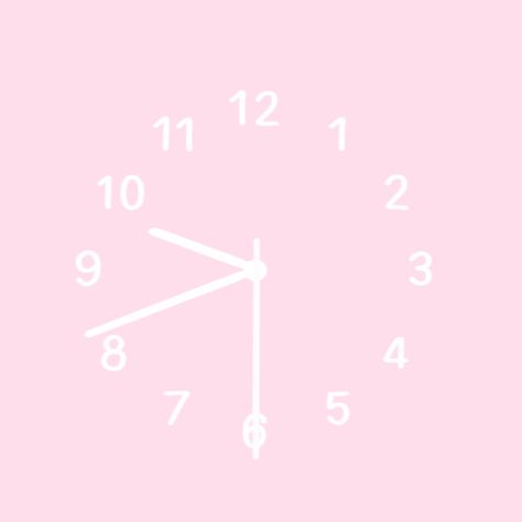 Pink Clock Aesthetic, Pink Clock Icon, Custom Homescreen, Ipad Customization, Baby Pink Wallpaper Iphone, Ipad Setup, Action Icon, Pink Clocks, Kawaii App