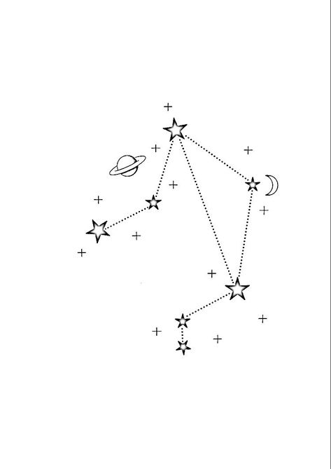 Constellation Libra Stars, Libra Zodiac Constellation Tattoo, Libra Constilation Tattoo, Libra Tattoo Constellation, Libra Star Constellation Tattoo, Libra Star Tattoo, Constellation Balance, Libra Star Constellation, Libra Tattoos