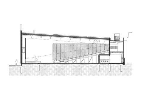 Theatre Section, Auditorium Plan, Theater Plan, Theatre Hall, Cinema Architecture, Arthouse Cinema, Auditorium Design, Theater Architecture, Studio Theater