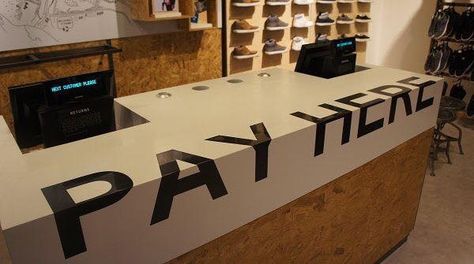 Cashier Counter Design, Cashier Counter, Sales Person, Retail Architecture, Retail Concepts, Counter Design, Wayfinding Signage, Boutique Interior, Retail Interior