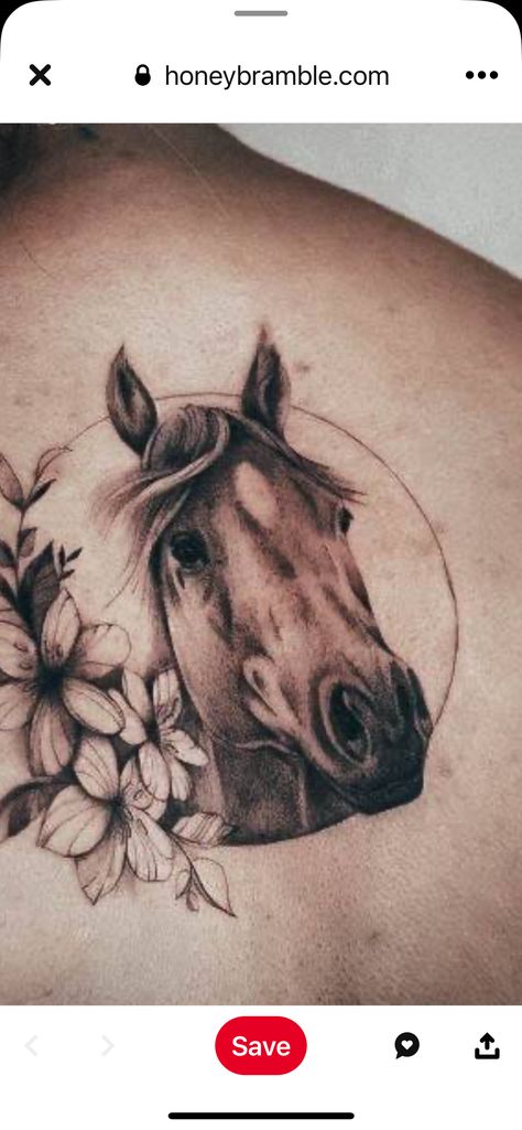 Memorial Horse Tattoo, Horse Tattoos, Tattoos On Side Ribs, Horse Tattoo Design, Cowgirl Tattoos, Country Tattoos, Western Tattoos, Nature Leaves, Leg Tattoos Women