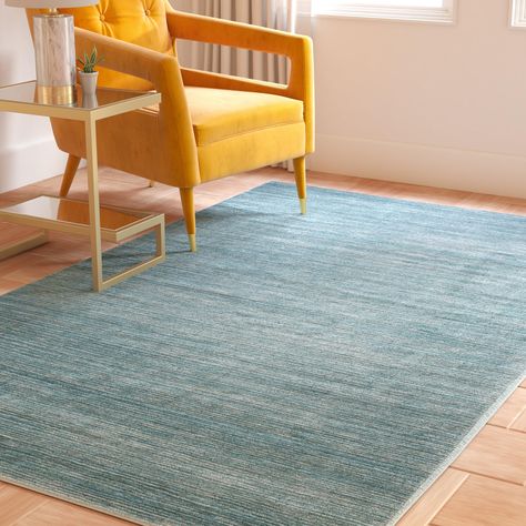 Light blue area rug