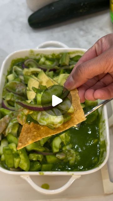 Monica on Instagram: "My family loves Aguachile! It’s like ceviche but spicy. If you don’t want too much heat remove the seeds from the chiles before blending.   Ingredients  1.5 lbs of raw shrimp Juice of 12 limes Salt & pepper  4 Serrano chiles 3 Chiles jalapeños  3 Garlic cloves Half of a sliced red onion Sliced cucumber  Avocado  Tostadas   #mexicanfood #aguachile #ceviche #shrimprecipes #nomeatfriday #lent #seafood #easyrecipeideas #recetasfaciles #recetassaludables #weeknightdinner" Aquachilies Recipe, Aguachile Recipe Shrimp, Shrimp Ceviche With Avocado, Aguachile Recipe, Avocado Tostadas, Sliced Cucumber, Pescatarian Diet, Raw Shrimp, Skillet Dinner Recipes