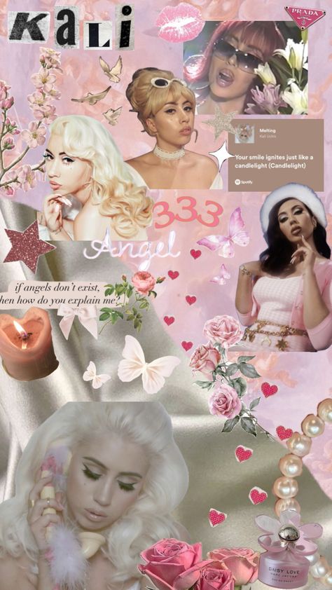 Kali Uchis Collage, Kail Uchis Aesthetic, Kali Uchis Wallpaper Aesthetic, Kali Uchis Pink, Kali Uchis Wallpaper, Celeb Wallpaper, Love Aura, Band Covers, Graduation Cap And Gown