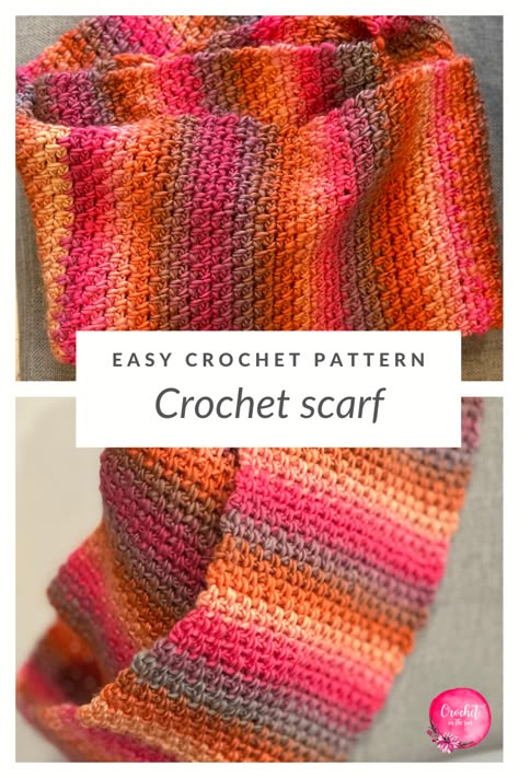 Learn how to crochet this gorgeous scarf! This is a free crochet pattern, easy & beginner friendly. Includes step by step photo tutorial Moss Stitch Scarf, Easy Crochet Scarf Pattern, Moss Stitch Crochet, Friendly Photo, Bright Crochet, Easy Crochet Scarf, Simple Scarf Crochet Pattern, Infinity Scarfs, Zara Scarf