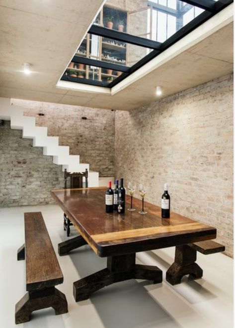 Conservatory House, Cellar Design, Glass Floor, Architect House, Wine Room, Architect Design, Wine Cellar, Industrial Style, Modern Farmhouse