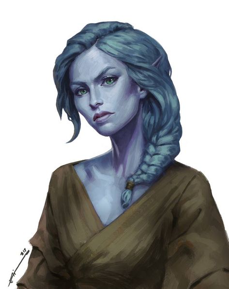 Sea Elf, Star Wars Rpg, Fantasy Races, Dungeons And Dragons Characters, Dark Elf, Wow Art, Arte Fantasy, Fantasy Rpg, Fantasy Inspiration