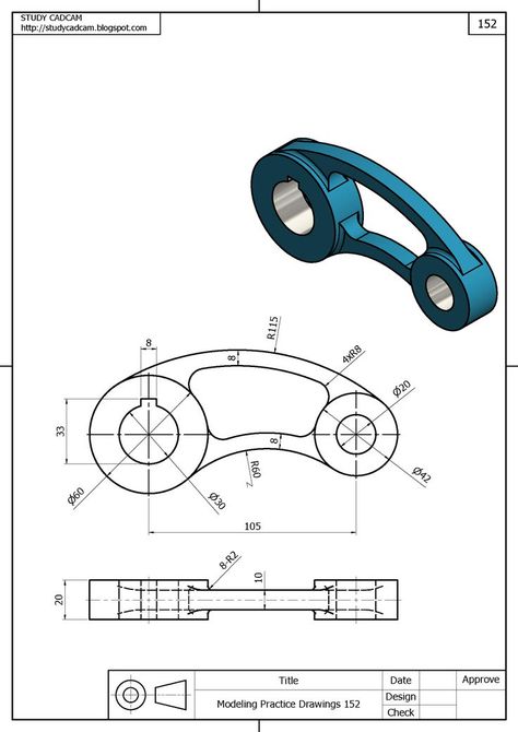 Sheet Metal Drawing, Isometric Drawing Exercises, Drawing Book Pdf, Autocad Isometric Drawing, Solidworks Tutorial, Autocad Tutorial, Engineering Drawing, 3d Isometric, Interesting Drawings