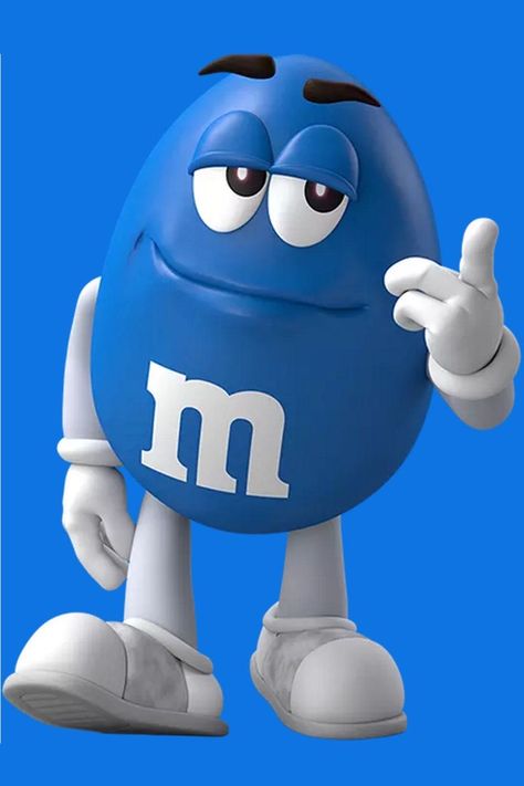 Blue M And M, M And M Characters, Blue M&m Character, Blue M&m, Blue Cartoon Characters, Despicable Me Funny, M&m Characters, Fictional Character Crush, Childhood Characters