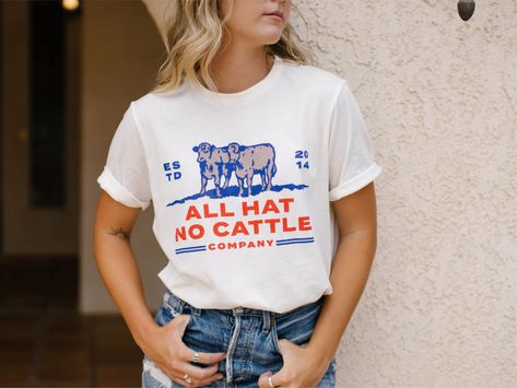 All Hat No Cattle by Chad Woody on Dribbble Hand Sticker, Hooked Pillow, Print Screen, Brown Hats, Unique Fits, Womens Glasses, Cowboy Hat, Clothes Gift, Printed Materials