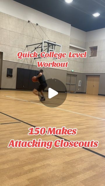 M14Hoops North Phoenix on Instagram: "Quick College Level Shooting Workout Vs a Close Out‼️  150 Makes -30 Form Shots -20 Rip Inside Hand Lays -20 Jab Change Direction Imside Hand Lay -20 Jab 2 Dribble Pull Up -20 Shot Fake 1 Dribble Pull Up -20 Jab to a Step Back -20 Shot Fake Step Backs  Close outs are one of the most common situations you are going to be in on the basketball floor. Now option #1 is always going to be shoot off the close out if we are open, use these options if you cant get your shot off  #m14hoops #repthe14 #basketballtraining #basketball🏀 #basketball #shootingworkout #viral #fypage #fyp #explore #explorepage #shoot #shooting" Basketball Shooting Workouts, How To Get Better At Shooting Basketball, Basketball Three Point, Basketball Trick Shots, Basketball Practice Plans, 1-3-1 Zone Defense Basketball, Basketball Floor, Basketball Shooting, Basketball Practice