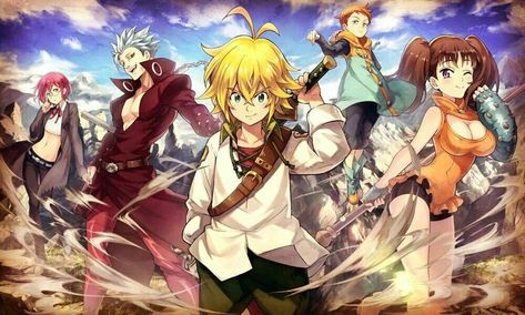 Naruto Uzumaki Art, Seven Deadly Sins Anime, Wallpaper Laptop, Naruto Shippuden Sasuke, 7 Deadly Sins, Manga Cosplay, Seven Deadly Sins, I Love Anime, Cool Backgrounds