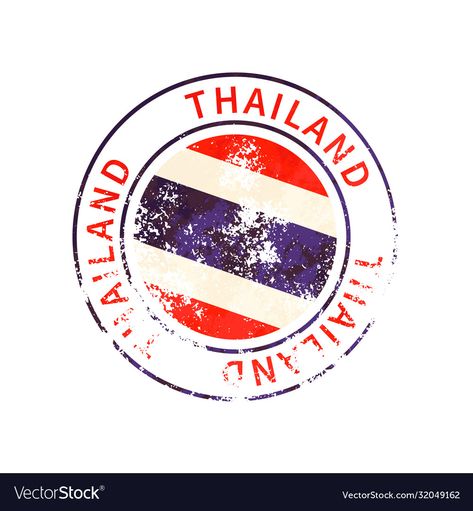 Thailand Logo, Map Of Thailand, Thai Place, Thai Flag, Thailand Map, Flag Vector, Koh Tao, Vintage Grunge, Be Cool