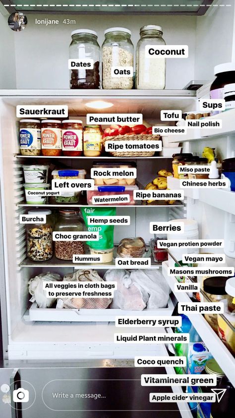 Healthy Fridge Organization, Dream Fridge, Healthy Fridge, Fridge Organization, Healthy Foodie, Mindful Eating, Vegan Life, Vegan Eating, Raw Vegan