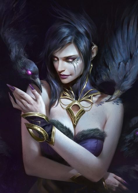 League Of Legends Morgana, Morgana Lol, Morgana League Of Legends, Vampire Kingdom, Npc Art, Zed League Of Legends, Wild Rift, Personaje Fantasy, Fantasy Stuff