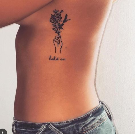 Rib Small Tattoos, Small Rib Tattoos For Women, Rib Tattoos For Women Quotes, Rib Tattoo Quotes, Faith Tattoos, Small Rib Tattoos, Small Symbol Tattoos, Rib Tattoos For Women, Tattoo Placements