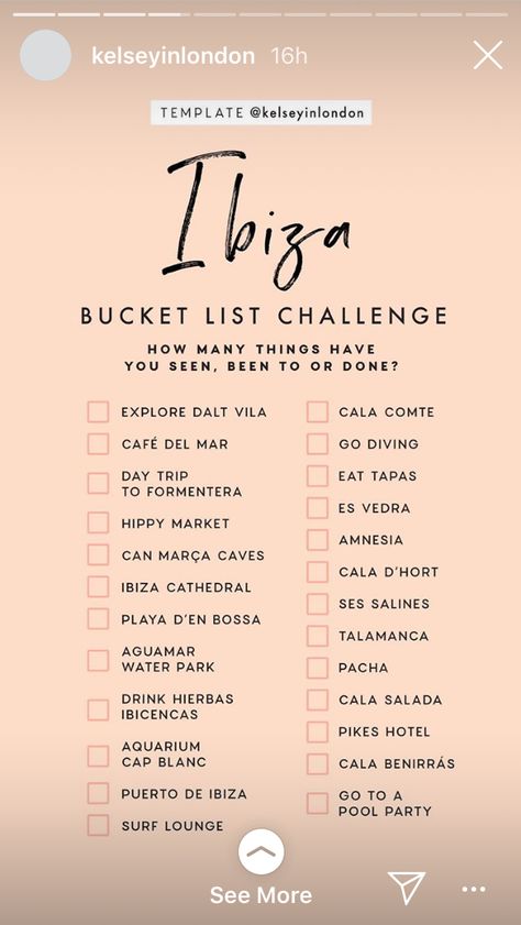 Ibiza Bucket List, List Challenges, Travel Wishlist, Travel Bucket List, Travel Bucket, Travel Ideas, Day Trip, Ibiza, Bucket List