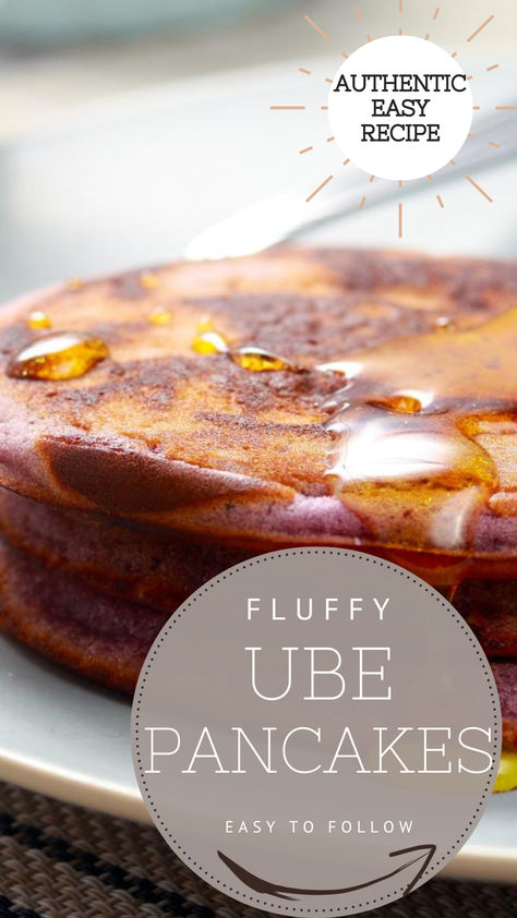 Easy To Follow , Super Delicious Ube Pancakes Recipe From DEALiciousness.