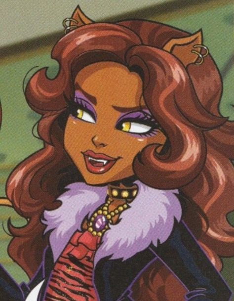 Arte Monster High, Monster High Pictures, Clawdeen Wolf, Moster High, Monster House, Monster High Art, Monster High Characters, Black Cartoon Characters, Black Cartoon